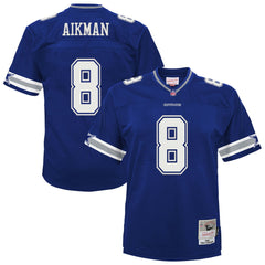 Mitchell & Ness Troy Aikman Dallas Cowboys Preschool 1996 Retired Player Legacy Jersey Navy