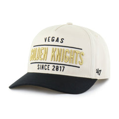Vegas Golden Knights '47 Expansion Debut Two-Tone Hitch Adjustable Hat - Cream/Black - NHL 202705917