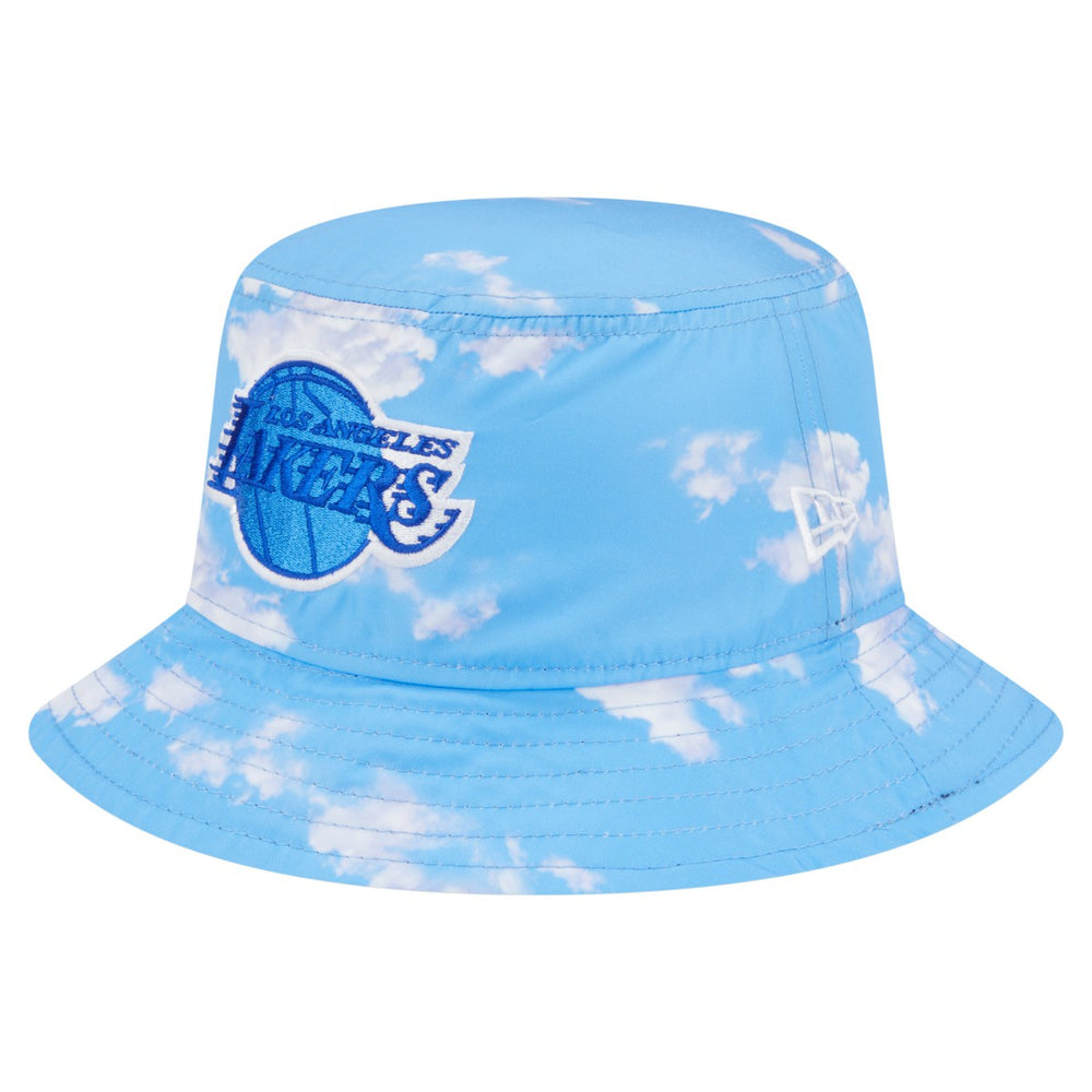 Los Angeles Lakers Summer Sun and Storm Reversible Bucket Hat Black/Light Blue | New Era Lifestyle