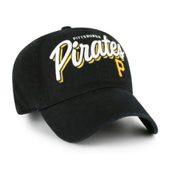 Pittsburgh Pirates '47 Women's Ariana Clean Up Adjustable Hat - Black - 47 brand Online