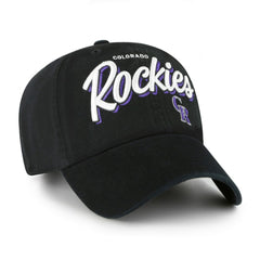 Colorado Rockies '47 Women's Ariana Clean Up Adjustable Hat - Black - 47 brand Online
