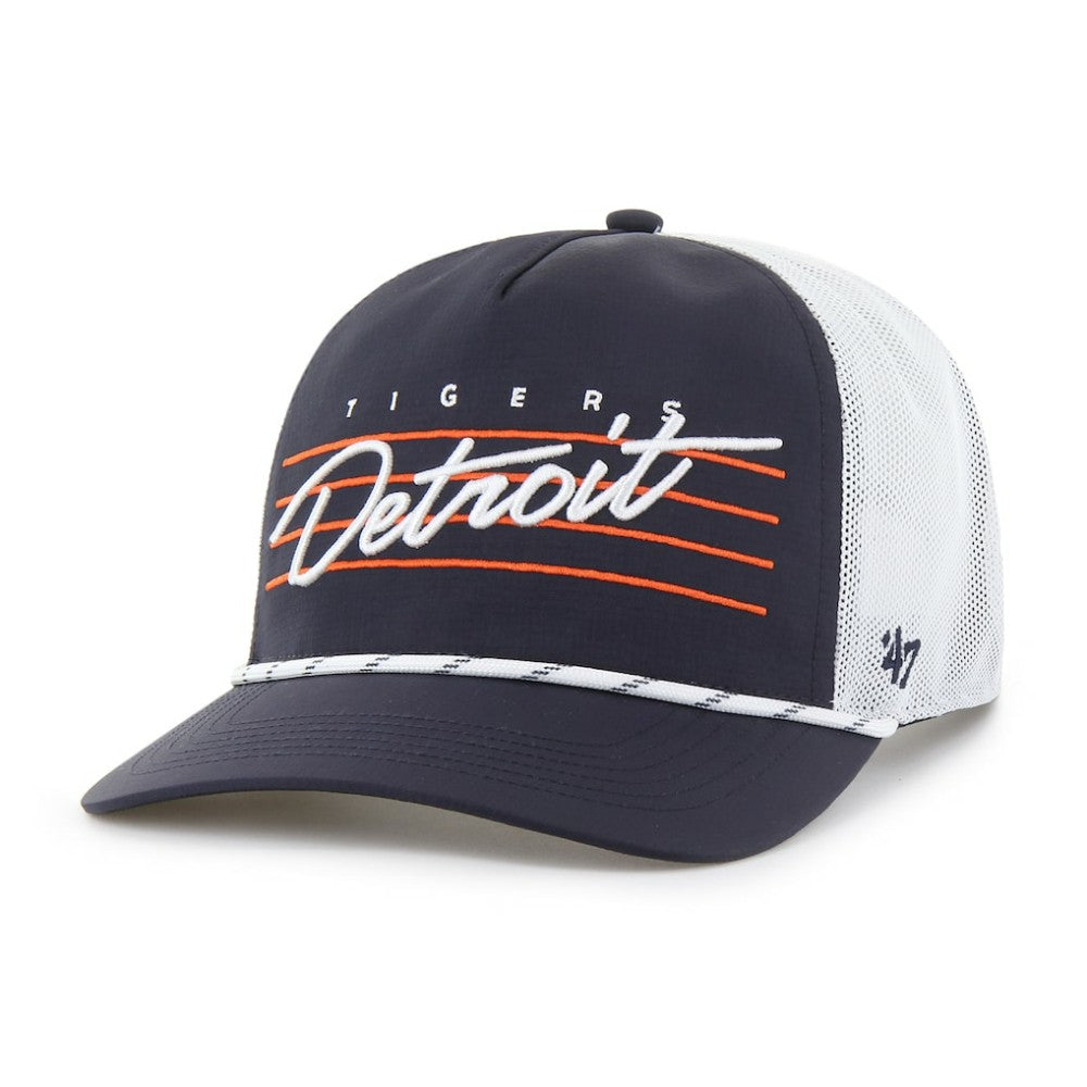 Detroit Tigers '47 Brrr Downburst Mesh Hitch Adjustable Hat - Navy - 47 brand Discount