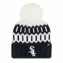 Chicago White Sox '47 Women's Felicity Cuffed Knit Hat with Pom - Black - 47 brand Sale