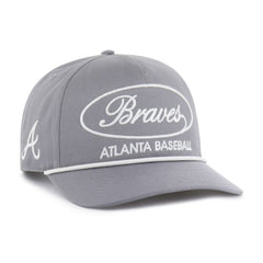 Atlanta Braves '47 Foundational Hitch Adjustable Hat - Gray - 47 brand Online