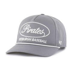Pittsburgh Pirates '47 Foundational Hitch Adjustable Hat - Gray - 47 brand Lifestyle