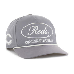 Cincinnati Reds '47 Foundational Hitch Adjustable Hat - Gray - 47 brand Sale