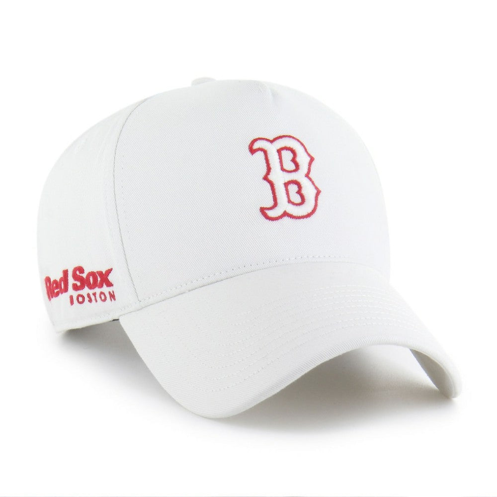 Boston Red Sox '47 Foundational Pinch Offside Adjustable Hat - White - 47 brand Online