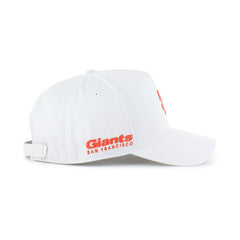 San Francisco Giants '47 Foundational Pinch Offside Adjustable Hat - White - 47 brand Discount
