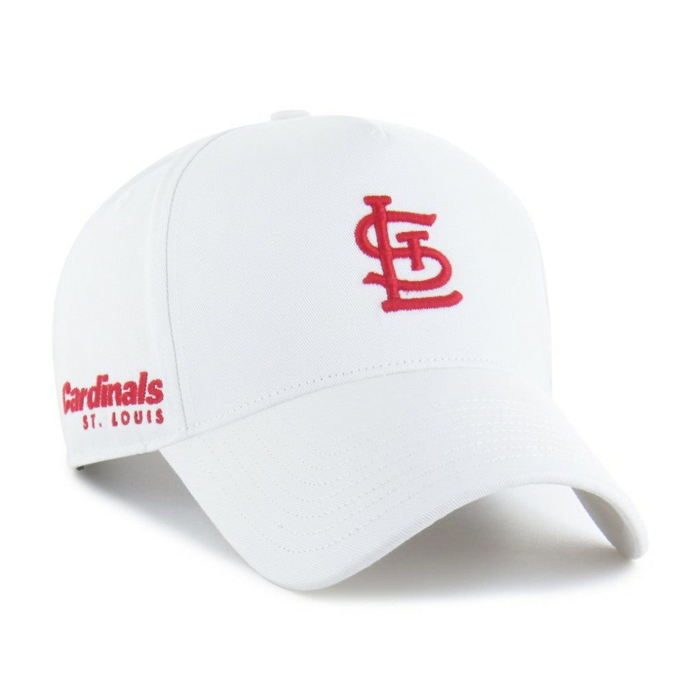St. Louis Cardinals '47 Foundational Pinch Offside Adjustable Hat - White - 47 brand Sale
