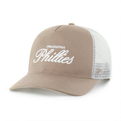 Philadelphia Phillies '47 Foundational Mesh Hitch Adjustable Hat - Brown - 47 brand Discount