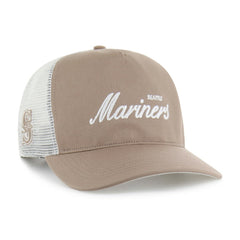 Seattle Mariners '47 Foundational Mesh Hitch Adjustable Hat - Brown - 47 brand on Sale