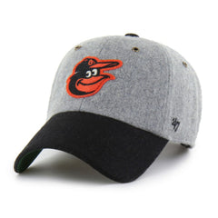 Baltimore Orioles '47 Golden Age Wool Clean Up Adjustable Hat - Gray - 47 brand Online