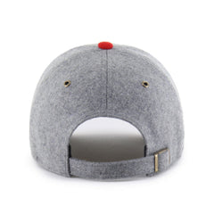 Cincinnati Reds '47 Golden Age Wool Clean Up Adjustable Hat - Gray/Red - 47 brand Online