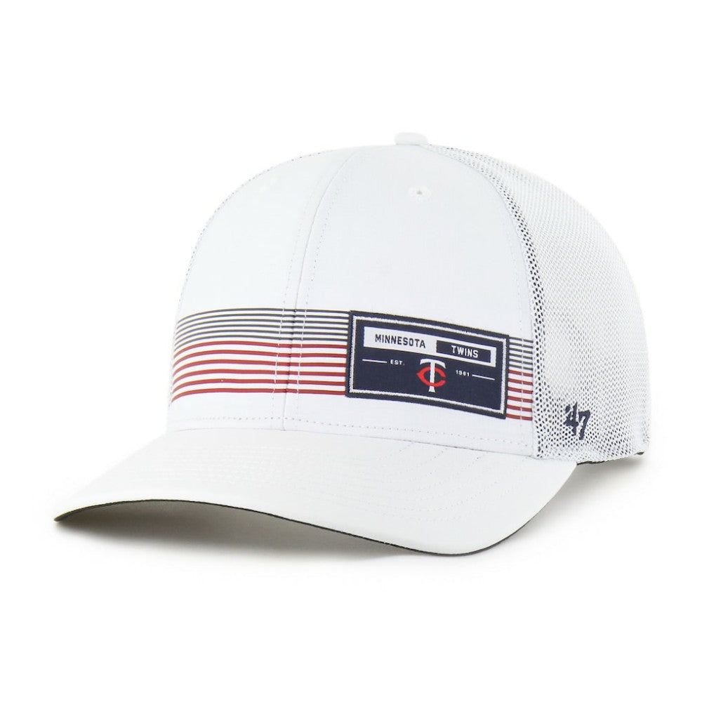 Minnesota Twins '47 Rangefinder brrr Trucker Adjustable Hat - White - 47 brand Discount