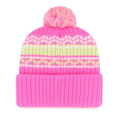 Detroit Tigers '47 Youth Polar Vortex Cuffed Knit Hat with Pom - Pink - 47 brand on Sale