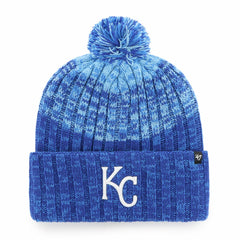 Kansas City Royals '47 Cascade Cuffed Knit Hat with Pom - Royal - 47 brand Sale
