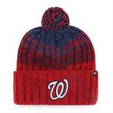 Washington Nationals '47 Cascade Cuffed Knit Hat with Pom - Red - 47 brand Online