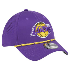 Los Angeles Lakers Featherweight Poly Rope Flex 39Thirty Hat Purple | New Era