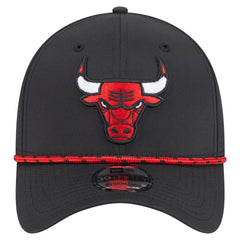 Chicago Bulls Featherweight Poly Rope Flex 39Thirty Hat Black | New Era for sale