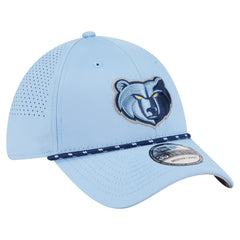Memphis Grizzlies Featherweight Poly Rope Flex 39Thirty Hat Light Blue | New Era US