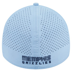 Memphis Grizzlies Featherweight Poly Rope Flex 39Thirty Hat Light Blue | New Era US