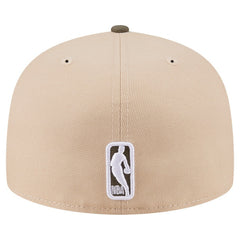 Boston Celtics Color Pack Two-Tone 59FIFTY A-Frame Fitted Hat Tan | New Era