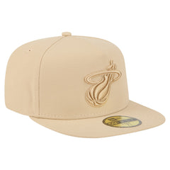 Miami Heat Color Pack A-Frame 59FIFTY Fitted Hat Khaki | New Era discount