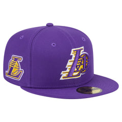 Los Angeles Lakers Deceptor 59FIFTY Fitted Hat Purple | New Era Near Me