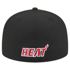 Miami Heat Deceptor 59FIFTY Fitted Hat Black | New Era