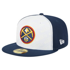 Denver Nuggets Repeat 59Fifty Fitted Hat for sale White/Navy | New Era Near Me