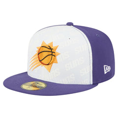 Phoenix Suns Repeat 59Fifty Fitted Hat White/Purple | New Era discount