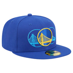 Golden State Warriors Tri-Hit 59Fifty Fitted Hat for sale Royal | New Era discount
