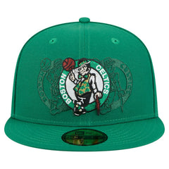 Boston Celtics Tri-Hit 59Fifty Fitted Hat Kelly Green | New Era outlet