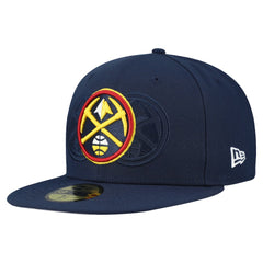 Denver Nuggets Tri-Hit 59Fifty Fitted Hat for sale Navy | New Era online
