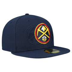 Denver Nuggets Tri-Hit 59Fifty Fitted Hat for sale Navy | New Era online