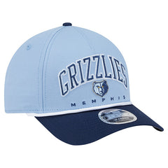 Memphis Grizzlies Bold Arch COOLERA 9FORTY A-Frame M-Crown Adjustable Hat Light Blue | New Era for sale