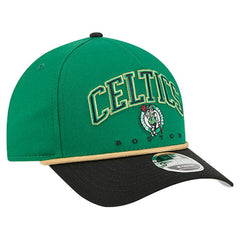 Boston Celtics Bold Arch COOLERA 9FORTY A-Frame M-Crown Adjustable Hat Kelly Green | New Era for sale