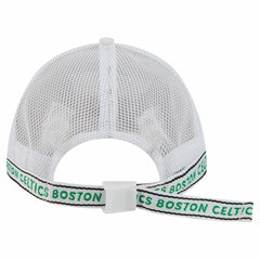 Boston Celtics Featherweight Team Tape 9FORTY M-Crown A-Frame Adjustable Hat White | New Era Lifestyle