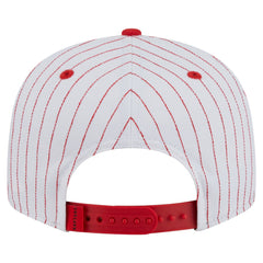 Toronto Raptors Deceptor Pinstripe 9FIFTY Snapback Hat White | New Era Near Me
