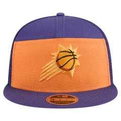 Phoenix Suns Outdoor Split Panel 9FIFTY Snapback Hat Orange/Purple | New Era Lifestyle
