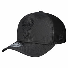 Milwaukee Bucks Quilted 9SEVENTY Trucker Adjustable Hat Black | New Era online