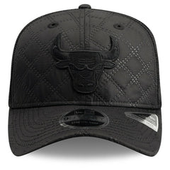 Chicago Bulls Quilted 9SEVENTY Trucker Adjustable Hat Black | New Era Lifestyle