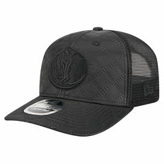 Dallas Mavericks Quilted 9SEVENTY Trucker Adjustable Hat for sale Black | New Era Lifestyle