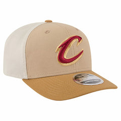 Cleveland Cavaliers Two-Tone 9SEVENTY Adjustable Trucker Hat for sale Tan/Light Brown | New Era outlet