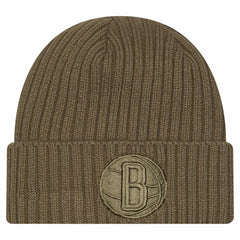 Brooklyn Nets Color Pack Cuffed Knit Hat Olive | New Era