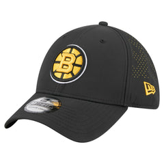 Boston Bruins New Era Night 39THIRTY Flex Hat - Black - NHL 202715385