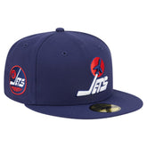 Winnipeg Jets New Era Deceptor 59FIFTY Fitted Hat - Navy - NHL 202715438