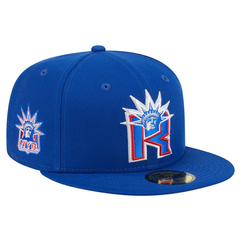 New York Rangers New Era Deceptor 59FIFTY Fitted Hat - Blue - NHL 202715443