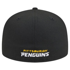 Pittsburgh Penguins New Era Deceptor 59FIFTY Fitted Hat - Black - NHL 202715446