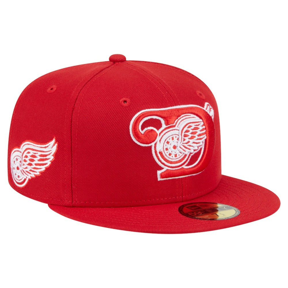 Detroit Red Wings New Era Deceptor 59FIFTY Fitted Hat - Red - NHL 202715460